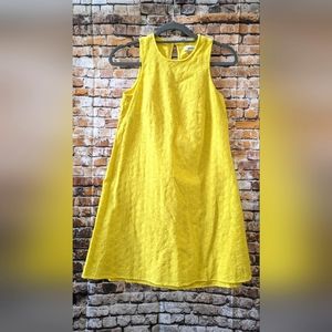 COPY - Vintage Calvin Klein Crochet Sheath Dress Size 4 Yellow (555-515)